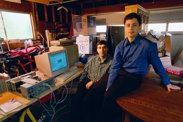 Larry Page and Sergey Brin back in the day